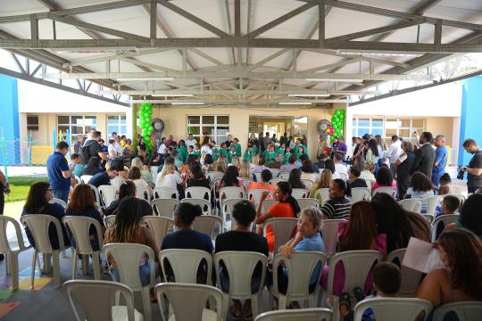 Visita técnica creche em Poconé