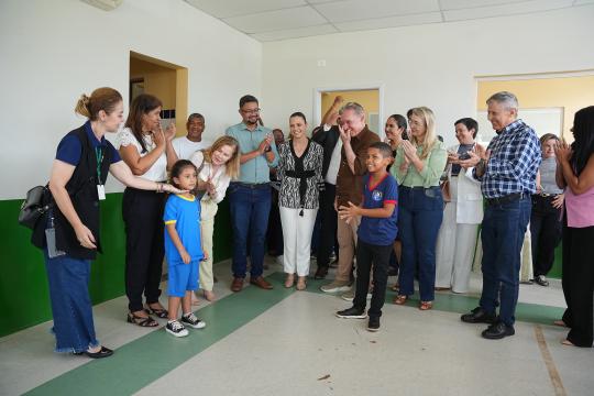 Visita técnica creche em Poconé