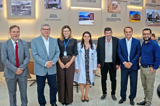 O conselheiro Guilherme Maluf realizou inspeção in loco no Hospital Central de Cuiabá. Clique aqui para ampliar